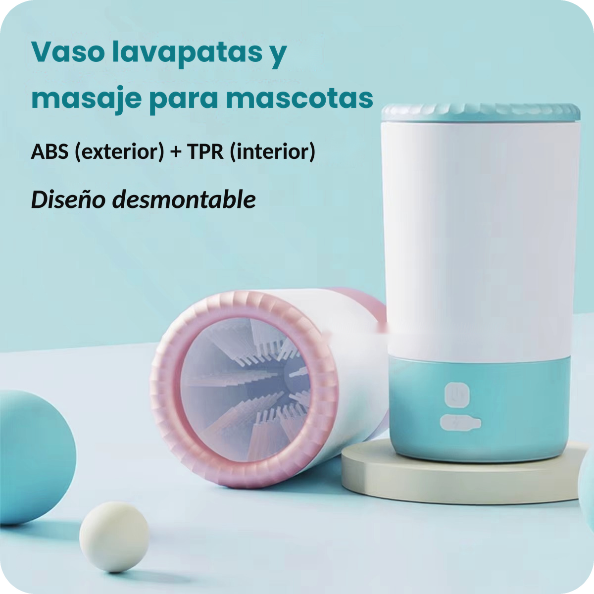 Vaso Lavapatas Eléctrico