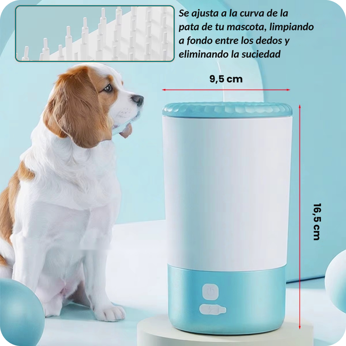 Vaso Lavapatas Eléctrico